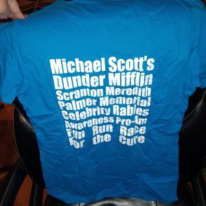 The Office Michael Scott Rabies Fun Run Kids Girls T-shirt